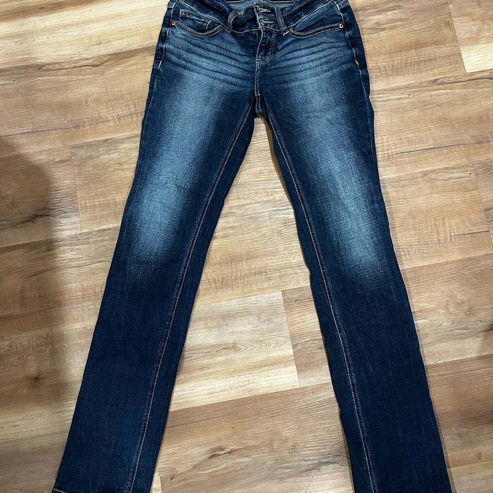 BKE Women's Low Rise Blue Jeans